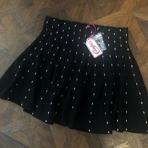 Candies Black A-Line/ Skater Skirt M
